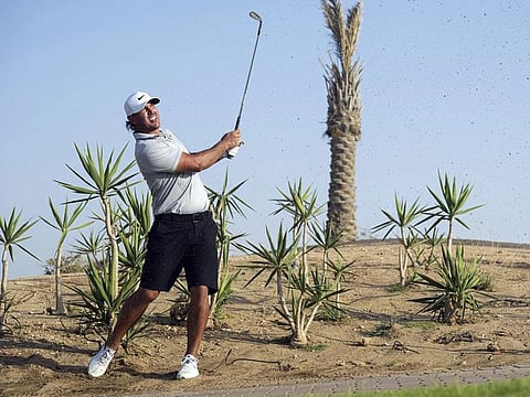 Brooks Koepka of Smash GC competing in LIV Golf Jeddah at Royal Greens Golf & Country Club