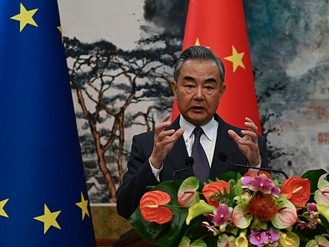China's Foreign Minister Wang Yi  also said in a separate call with US Secretary of State Antony Blinken on Saturday that Washington should “play a constructive and responsible role” in the conflict, and urged “the convening of an international peace meeting as soon as possible to promote the reaching of broad consensus”.