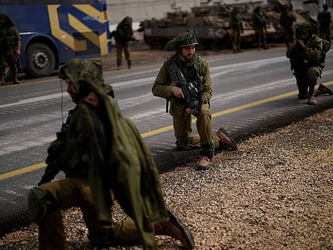 A convoy of trucks carrying humanitarian aid from Egyptian NGOs for Palestinians start to move from Al-Arish to Rafah city as they wait for an agreement on the opening on the Rafah border crossing to enter Gaza, amid the ongoing conflict between Israel and Hamas, in the city of Al-Arish, Sinai peninsula, Egypt.