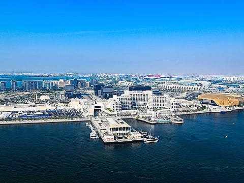 The solar power project on Yas Bay Waterfront is designed to offset 450 tonnes of carbon dioxide emissions annually.