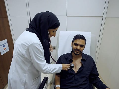 Muhammad Akif Badila, 31, before the complex surgical procedure was performed on his heart. The patient enjoyed swift recovery within a day of complex surgery.  The hospital’s multidisciplinary team of experts perform complex aortic valve replacement surgery to treat a rare genetic heart condition.