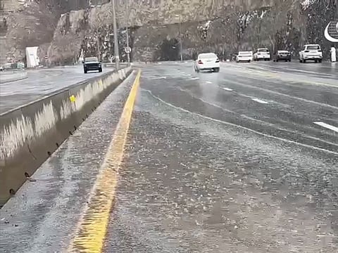 Rain in Khorfakkan