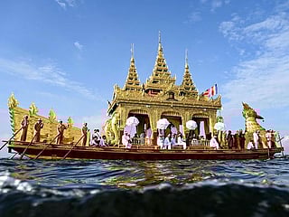 Photos: Myanmar boat festival returns after pandemic