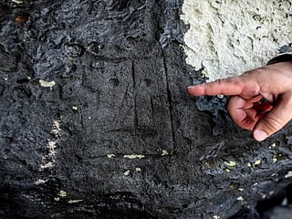 Look: Drought in Brazil's Amazon reveals ancient engravings