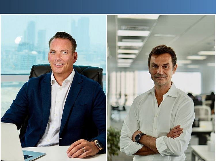 Mark J.P. Nutter (left), Chairman and Founder of Yomly, and Nicolas Andine, CEO of Yomly