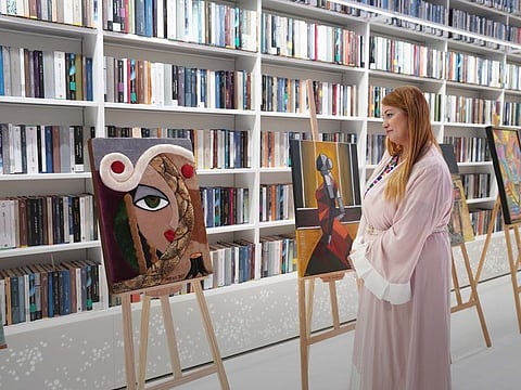 The venue also features 50 works of art by visual artists, inspired by Picasso’s school of abstract art
