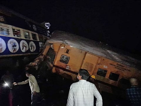 A passenger train going to Rayagada from Visakhapatnam gets derailed in Vizianagaram district.