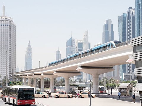 Dubai Metro and Dubai Bus are the most popular public transport means