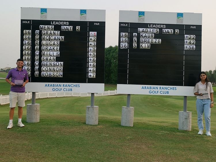 Sport - Golf - Ross Grant & Agamjot Kaur