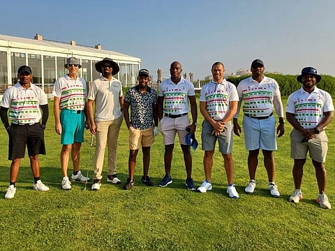 Harradine Cup 2023 competitors at Al Hamra Golf Club