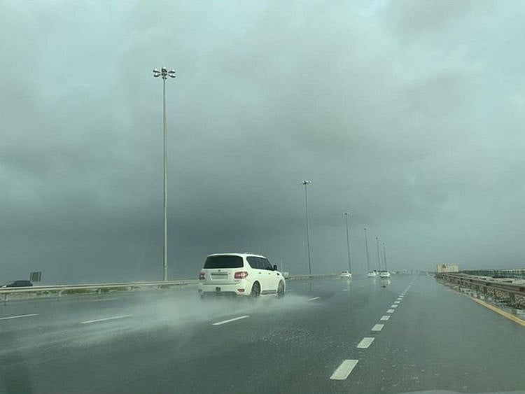Rain in Abu Dhabi
