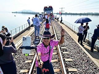 Unique railway adventure: All aboard Thailand's 'floating train'