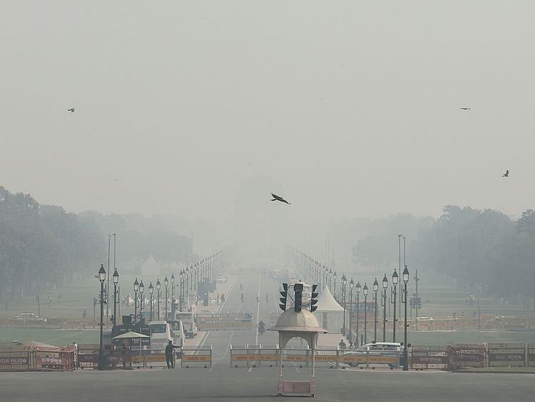 Delhi fog pollution
