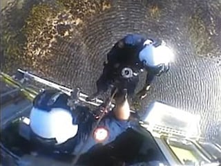 US: Stranded pilot waits hours on broken wing floating over alligator-infested Florida waters before rescue
