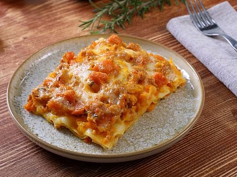 Recipe: Italian Pumpkin Lasagna with chicken 