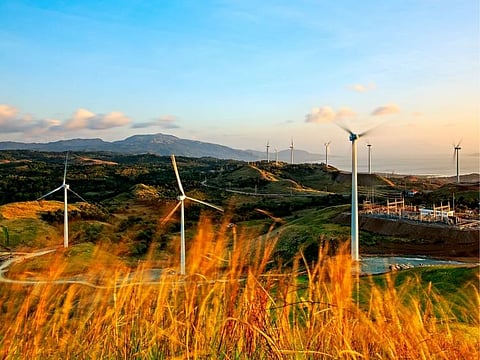 The Philippine state pension fund GSIS recently invested Php1.45 in renewables firm Alternergy, developer of this wind farm in Pililia, Rizal near Manila.