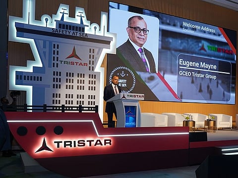 Tristar Group CEO, Eugene Mayne at the 5th Safety at Sea Conference