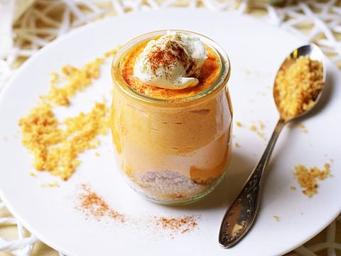 No-bake pumpkin cheesecake mousse