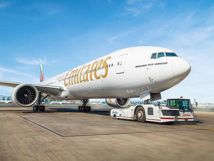 STOCK Emirates airlines / crew