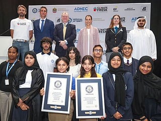 UAE students create new world record in sustainable learning