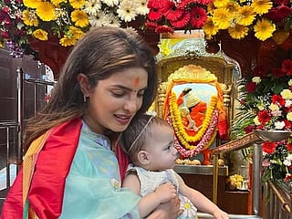 See: Bollywood star Priyanka Chopra shares daughter Malti's first rangoli