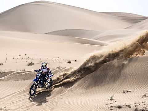 UAE's Mohammed Al Balooshi secured his second World Cup title with an emphatic win in the season-ending Dubai International Baja, which concluded in Dubai on Sunday.