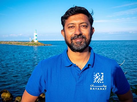 Indian sailor Abhilash Tomy's 2023 journey was sponsored and supported by UAE company Bayanat, after which his boat was also named.