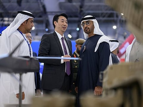 UAE President Sheikh Mohamed bin Zayed Al Nahyan visits Dubai Airshow 2023