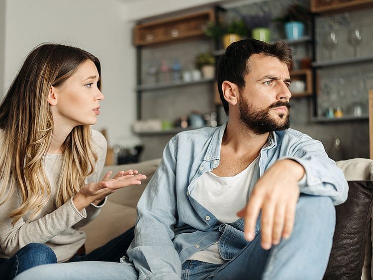 two friends unhappy