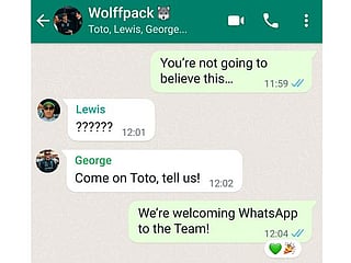 WhatsApp enters sports in deal with F1 team Mercedes for exclusive content