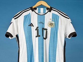 Lionel Messi's 2022 World Cup jerseys to go up for auction