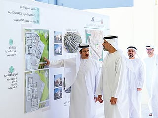 Sheikh Khaled bin Mohamed inaugurates Al Wathba housing project in Abu Dhabi