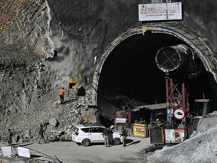 Silkyara road tunnel 