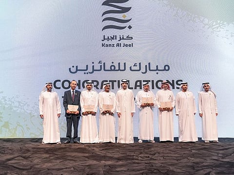 Hazza bin Tahnoon bin Mohammed has honoured the winners at a ceremony held at Zayed Central Library in Al Ain City, in recognition of their works on Nabati poetry and enriching the Arab literary landscape.