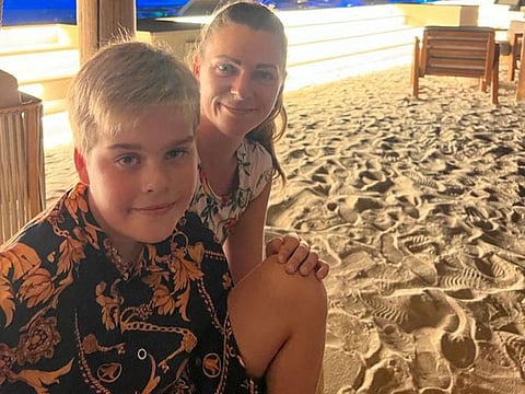 Oliver Jack Bennett, 9, was on a holiday with his mum Jayne in Dubai, when he took ill on the second day of the visit. 