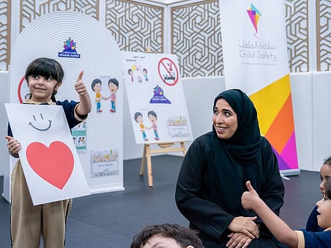 The Child Safety Department conducted a series of enlightening initiatives, including educational workshops and a social media awareness campaign under the slogan “The Good Friend,” specifically targeting children, educational staff, and administrators.