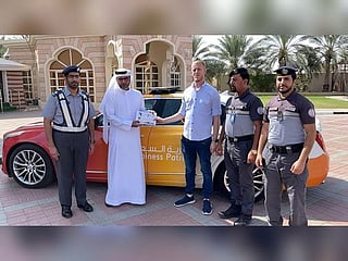 Watch: Free car insurance gifted by Happiness Patrol to safe drivers in Abu Dhabi emirate