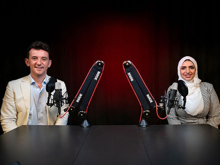 Dr Sara Abdelmgeed (right) with host Lachlan Kitchen