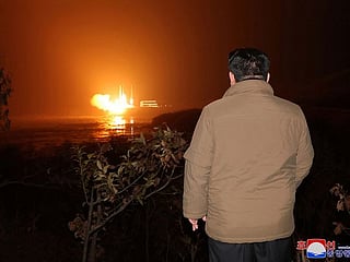 N. Korea defends satellite launch at UN as Kim takes images of White House