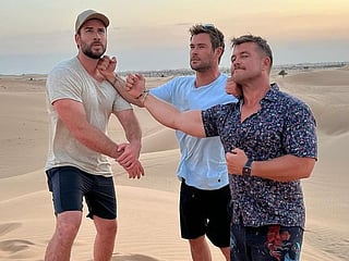 See: Chris and Liam Hemsworth have a whale of a time in Abu Dhabi