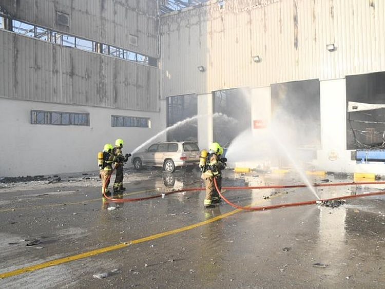 Dubai fire Jebel Ali