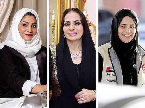 Zahra Habib Al Darwish, Thoraya Al Awadhi and Naema Abdelrahman Al Mansoori 