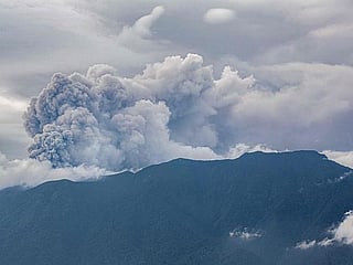 42 hikers unaccounted for as Indonesia volcano spews ash tower