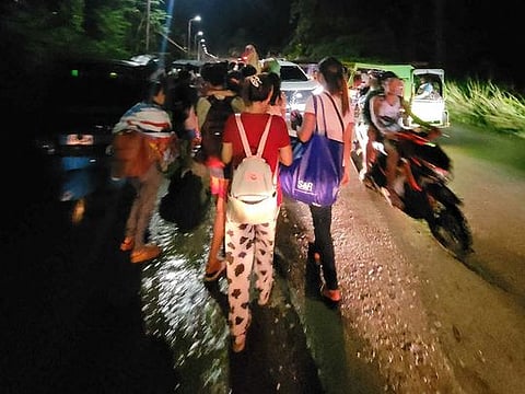 In Pictures: Philippines earthquake prompts tsunami warnings and evacuations