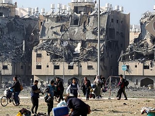 Israeli strike destroys prestigious Gaza complex funded by Qatar
