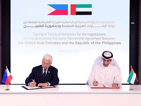 The UAE and Philippines is moving towards a full-fledged CEPA pact, and one that will have significant boosters for investment flows too.