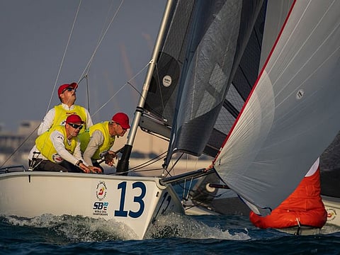 Glasgow Kiss - Winners of the 2023 Dubai Duty Free SB20 Sailing Middle East Championships