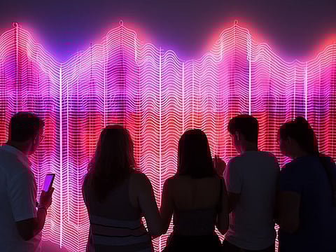 Heart Space by Krista Kim, installation view. 