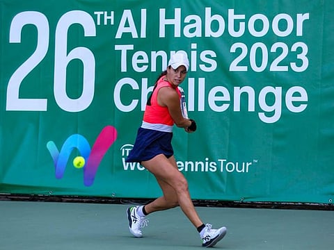 Isabella Shinikova packed off top seed Viktoria Hruncakova 7-6 (5), 1-6, 6-3.