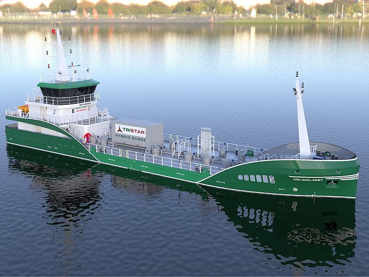 Stock-Tristar-electric-bunkering-vessel